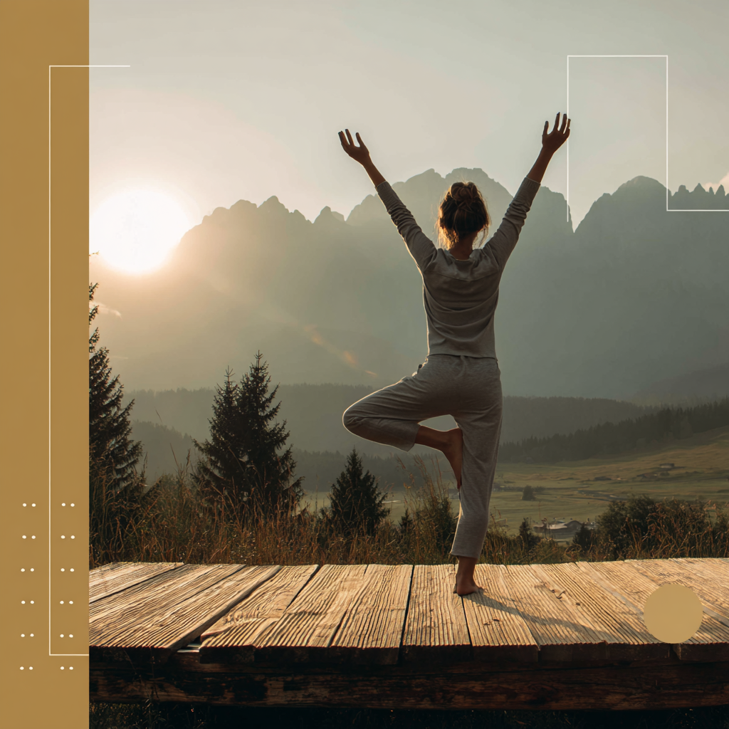 Мирна йога студія з природним освітленням