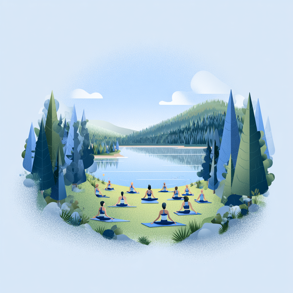 Затишна йога студія з природним освітленням